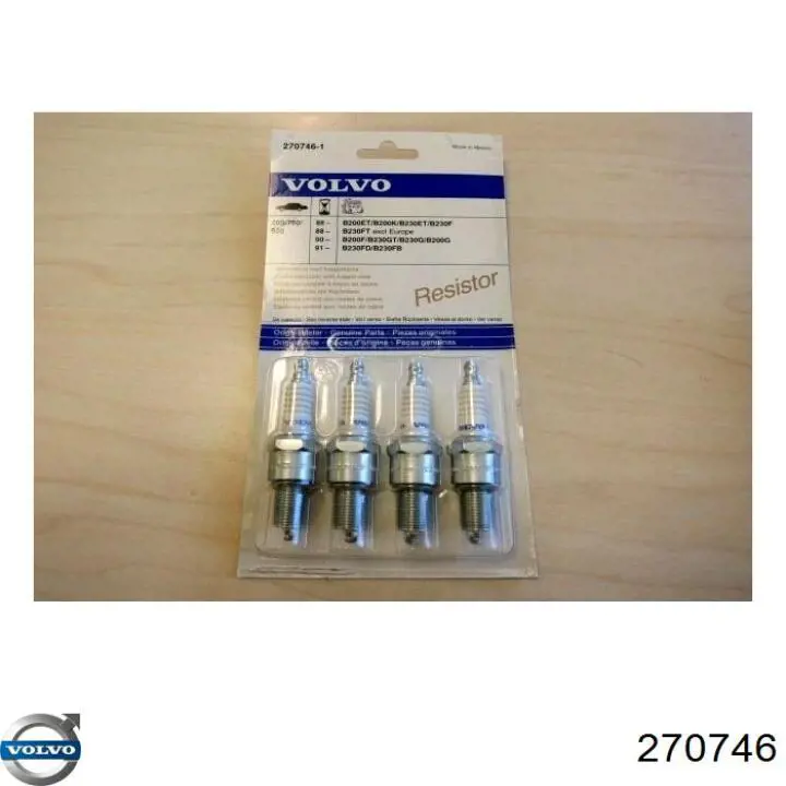 Świeca zapłonowa 270746 Volvo