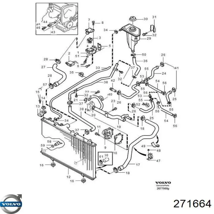 Termostat Volvo 271664 cena, od 13,49 USD