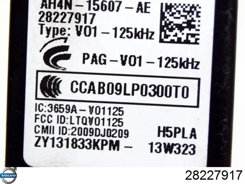 Sterownik immobilizera Volvo 28227917 cena, od 39,73 USD