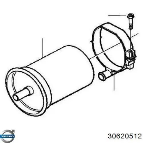 30620512 Volvo Filtr paliwa