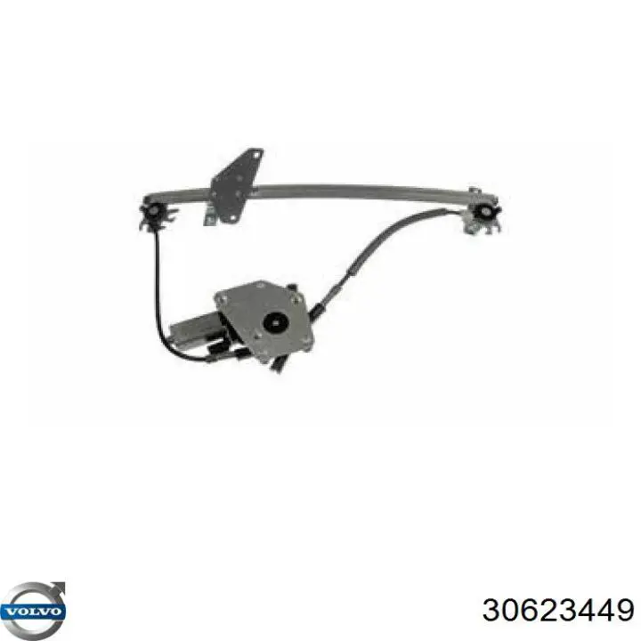  Mechanizm podnoszenia szyby drzwi przednich prawych Volvo V40 