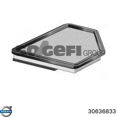 Filtr powietrza Volvo 30636833 cena, od 14,90 USD