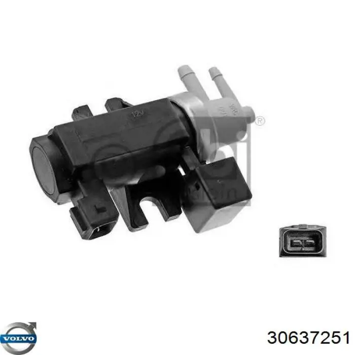Przetwornik ciśnienia (solenoid) doładowania Volvo 30637251 cena, od 36,20 USD