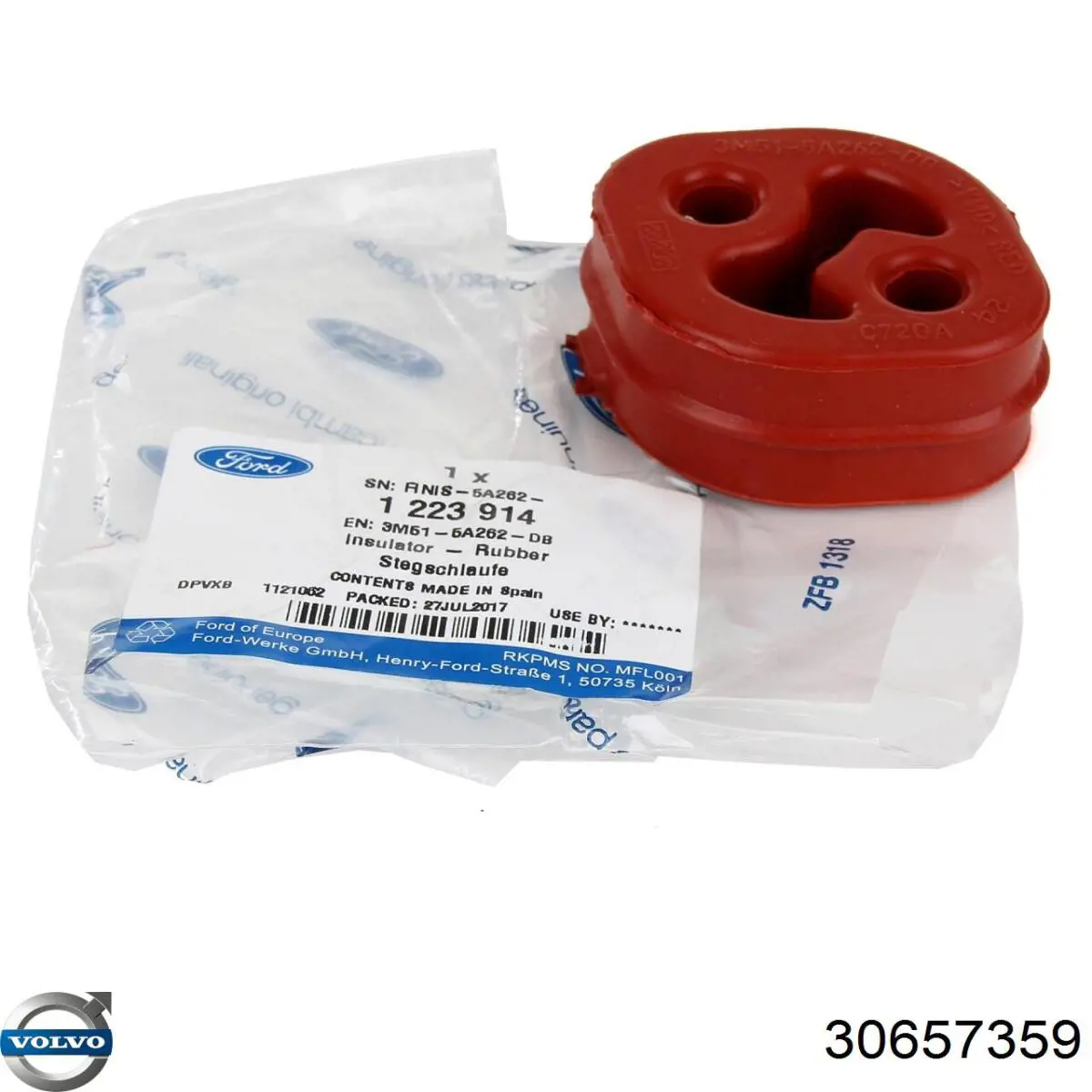 30657359 Volvo Poduszka mocowania tłumika