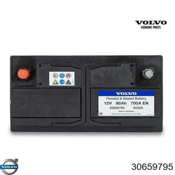 Bateria (akumulator) Volvo 30659795 cena, od 199,94 USD