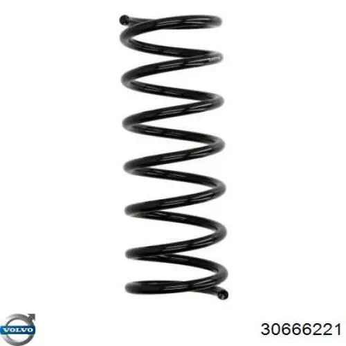 Do koszyka 30666221 Volvo Sprężyna tylna