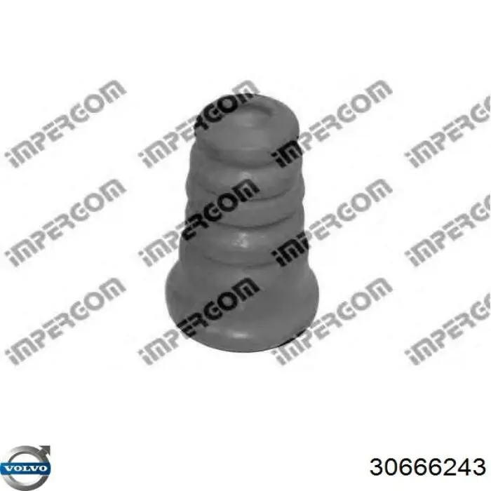 Do koszyka 30666243 Volvo Odbój amortyzatora tylnego + osłona