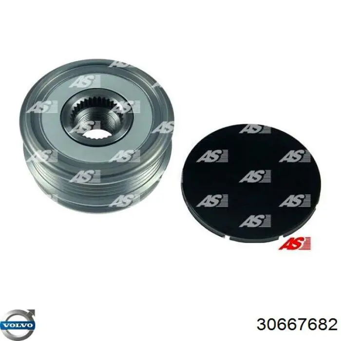Koło pasowe alternatora Volvo 30667682