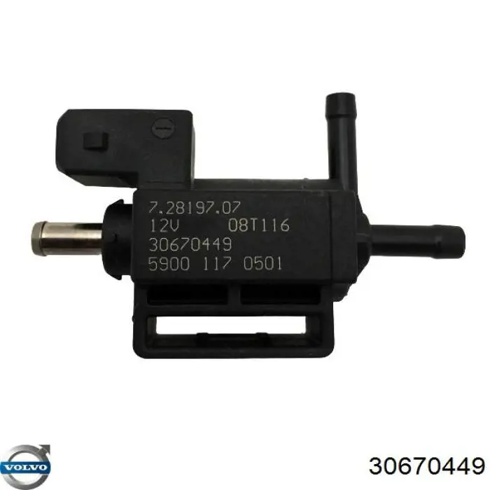 Przetwornik ciśnienia (solenoid) doładowania Volvo 30670449 cena, od 29,28 USD