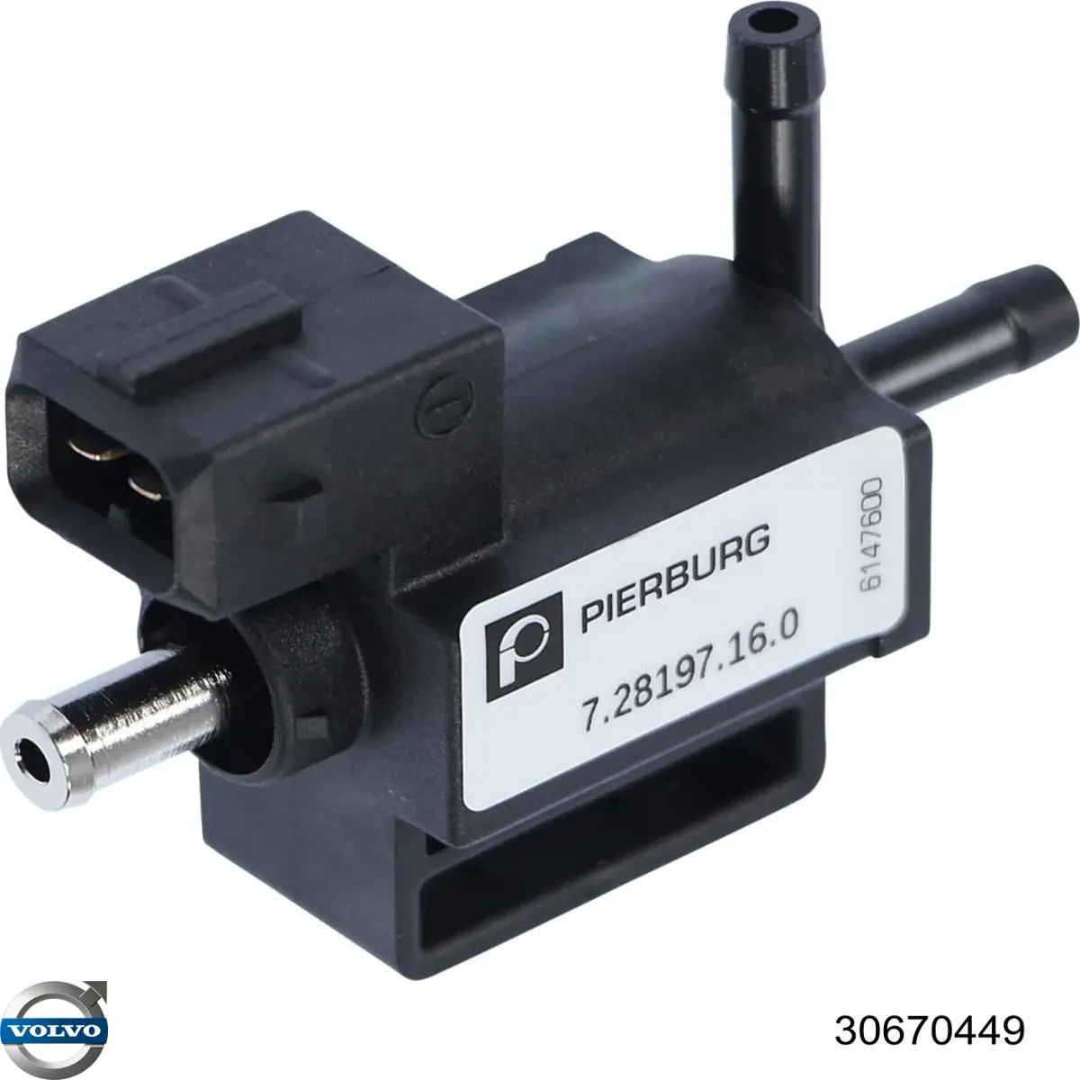 Do koszyka 30670449 Volvo Przetwornik ciśnienia (solenoid) doładowania