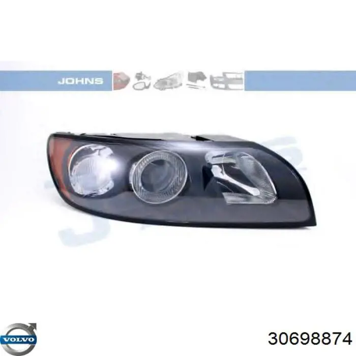 Reflektor lewy Volvo 30698874 cena, od 149,83 USD