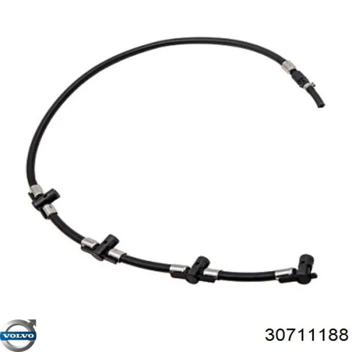 Rurka paliwa, zwrotna od wtryskiwaczy Volvo 30711188 cena, od 31,46 USD