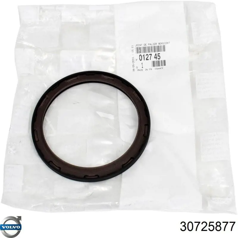 Do koszyka 30725877 Volvo Uszczelniacz wału korbowego silnika tylny