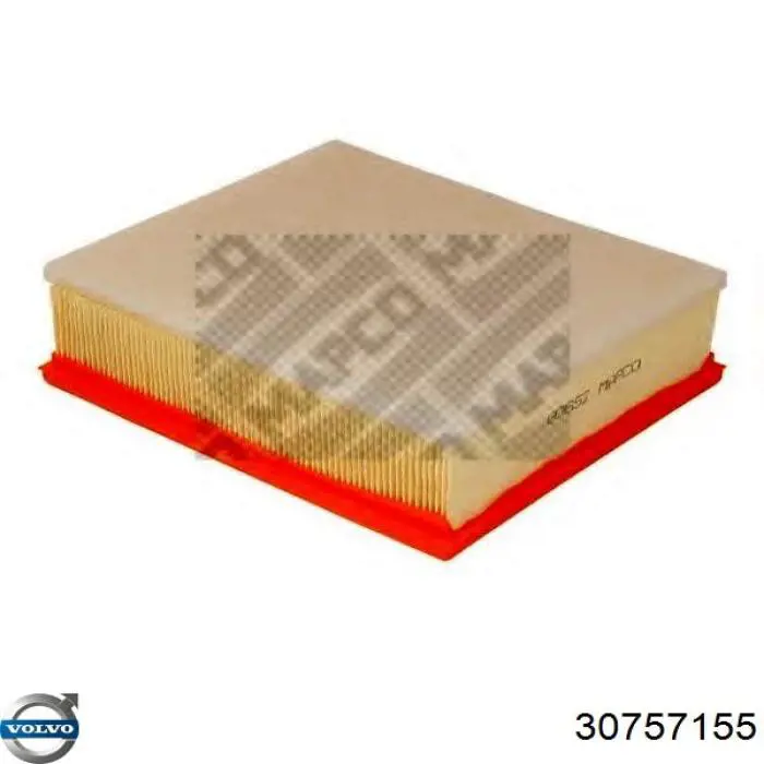 Filtr powietrza Volvo 30757155 cena, od 25,75 USD