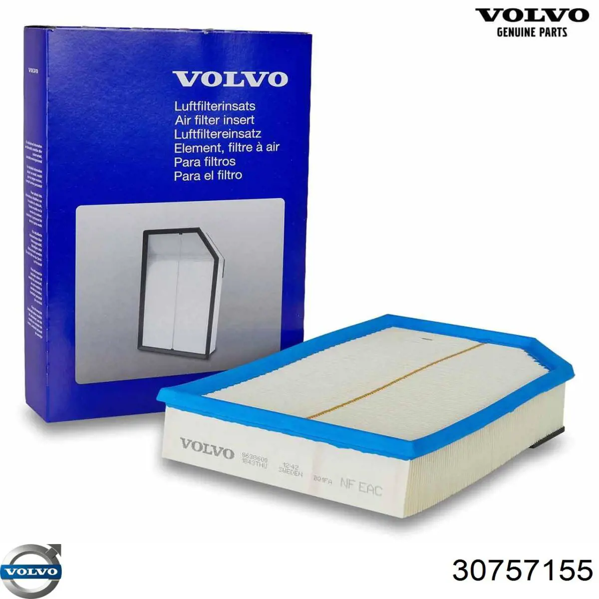 30757155 Volvo Filtr powietrza