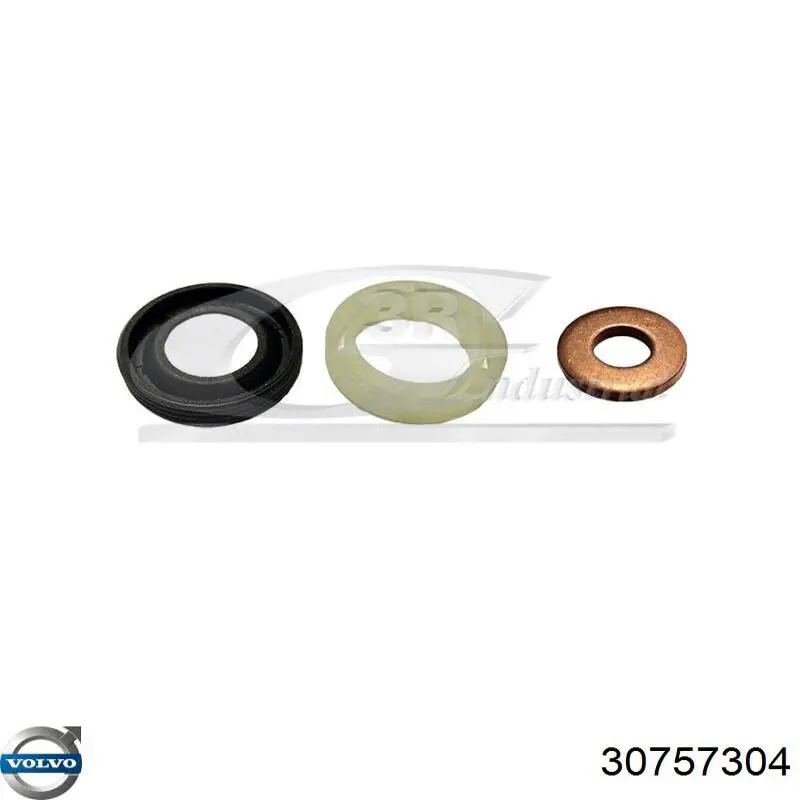 Do koszyka 30757304 Volvo Pierścień uszczelniający wtryskiwacza