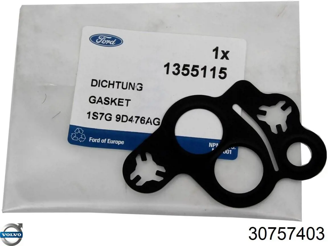 Uszczelka zaworu recyrkulacji EGR Volvo 30757403 cena, od 4,94 USD