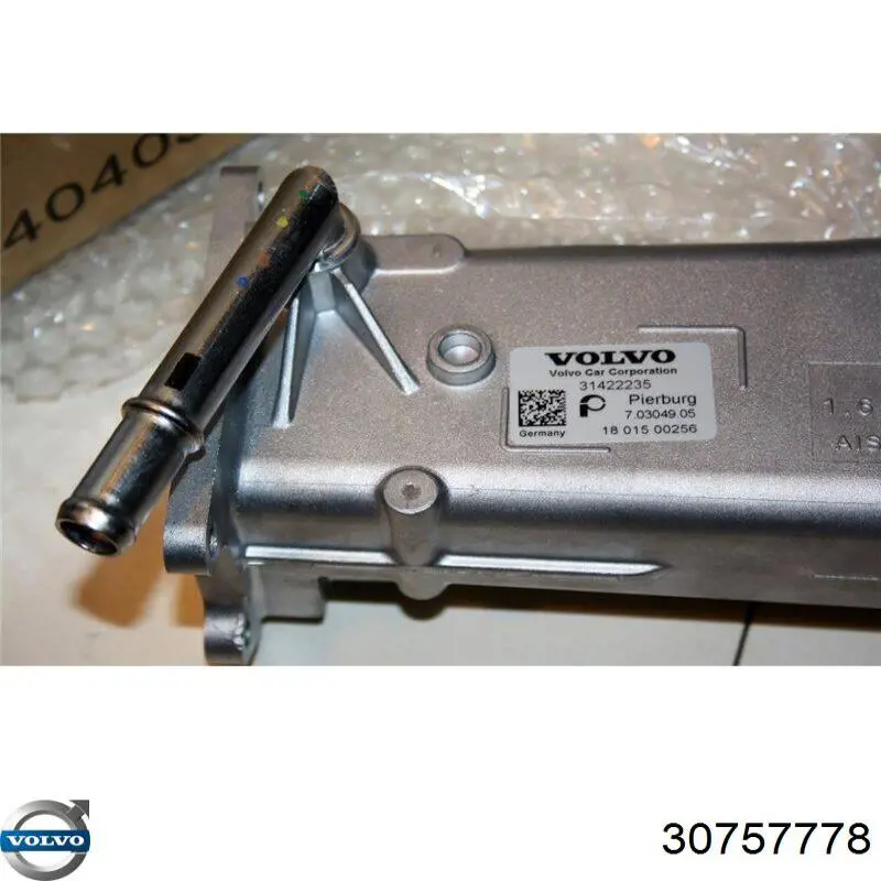 Do koszyka 30757778 Volvo Chłodnica układu recyrkulacji spalin EGR