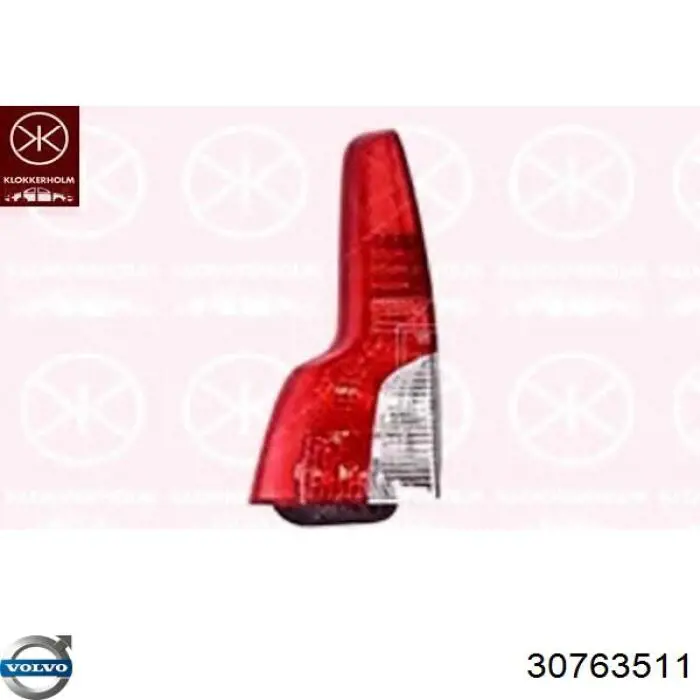 Lampa zespolona tylna lewa Volvo 30763511 cena, od 196,07 USD
