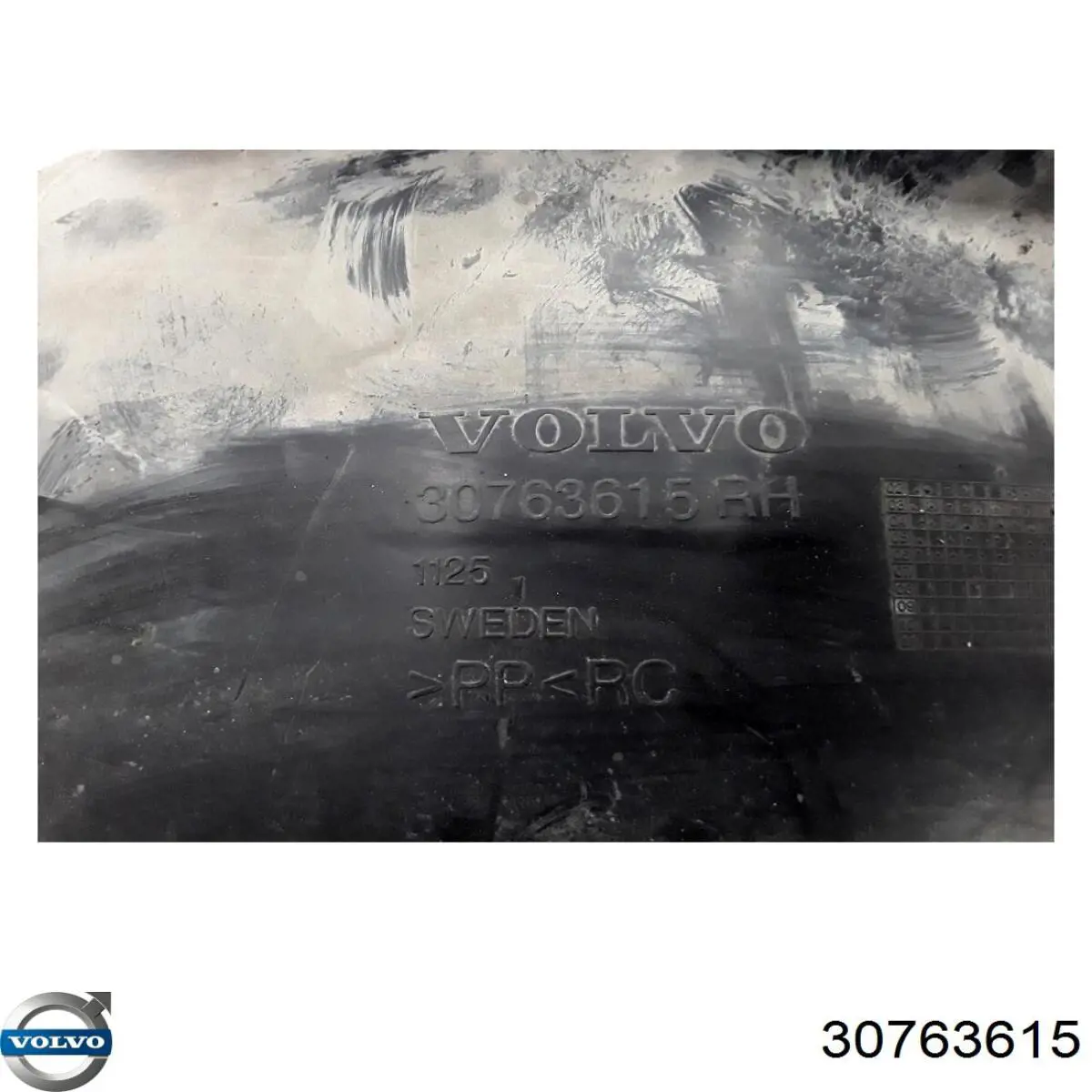 Do koszyka 30763615 Volvo Nadkole błotnika przedniego prawe