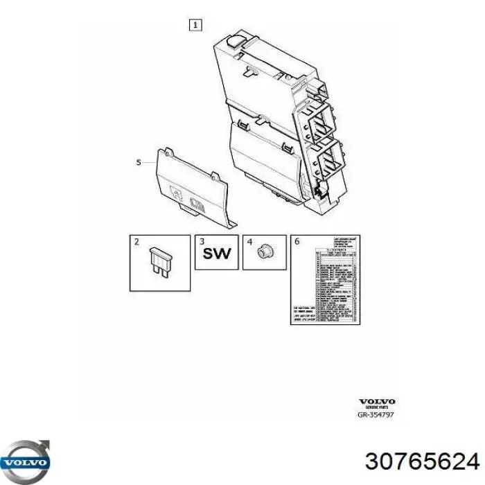 Skrzynka bezpieczników do Volvo XC60 I 156
