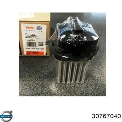 Rezystor wentylatora nagrzewnicy (ogrzewacza kabiny) Volvo 30767040 cena, od 81,72 USD