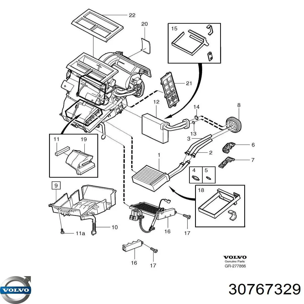 Parownik klimatyzacji Ford Focus 2 (CA5)