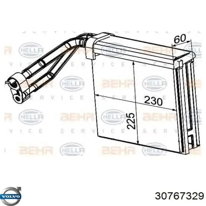 Do koszyka 3202P82 Polcar Parownik klimatyzacji