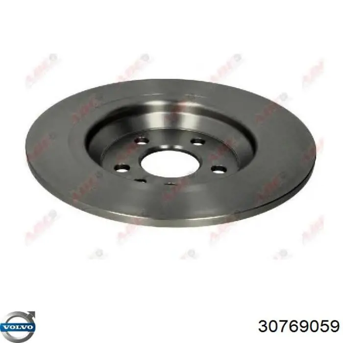 Tarcza hamulcowa tylna Volvo 30769059 cena, od 46,26 USD
