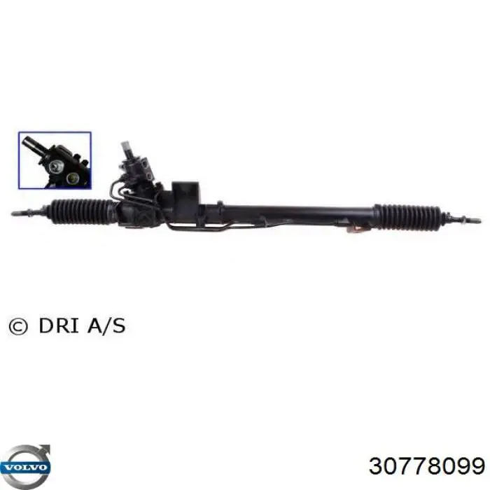 Do koszyka Listwa kierownicza (maglownica) Volvo V70 I LV