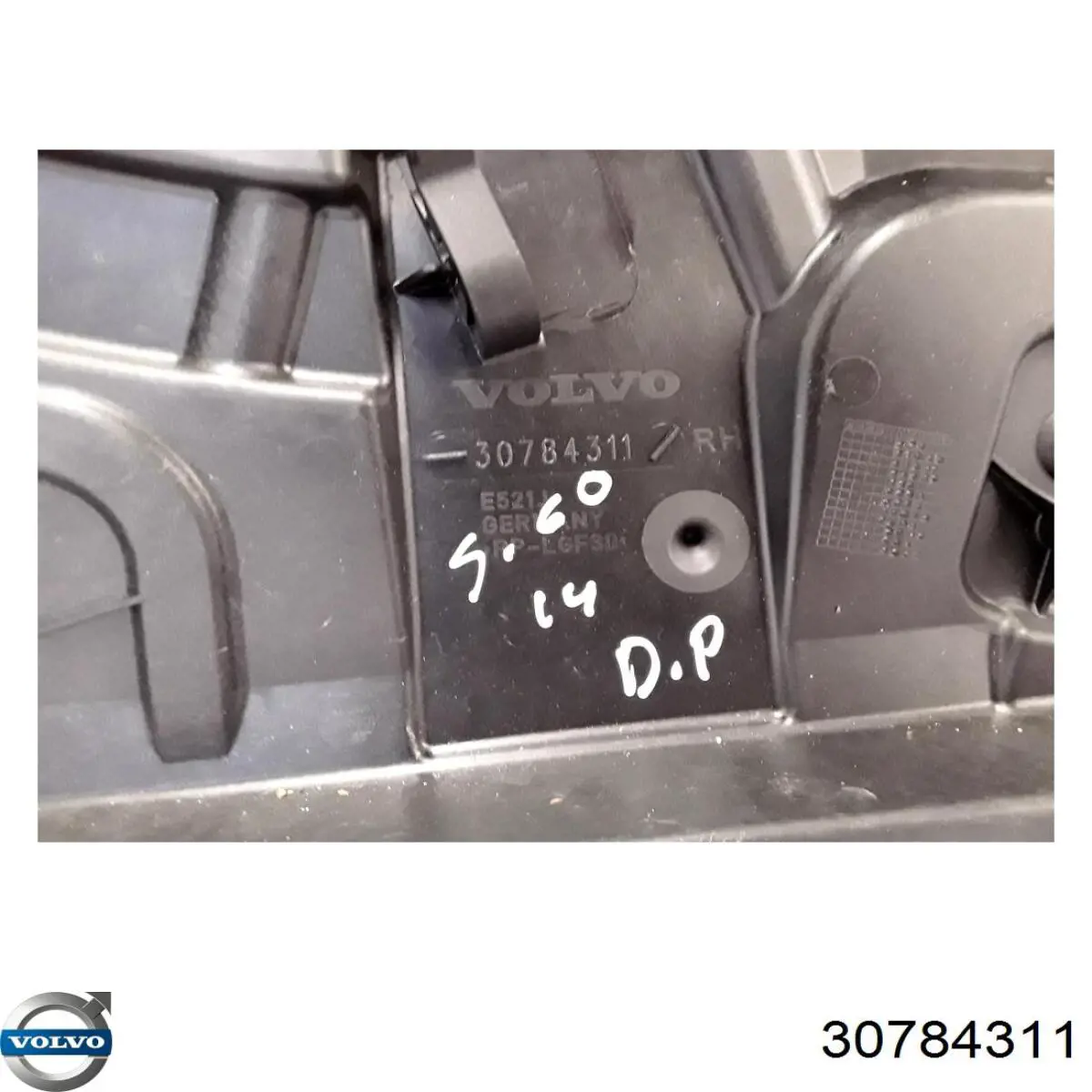 Do koszyka Mechanizm podnoszenia szyby drzwi przednich prawych Volvo S60 II 134