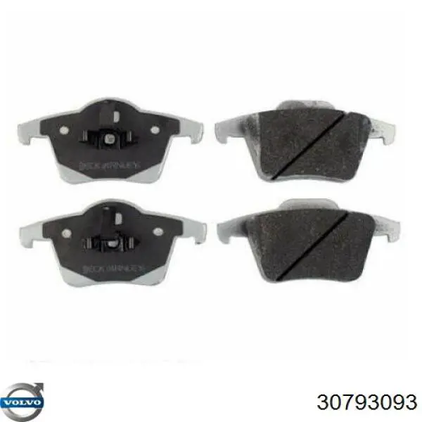 Okładziny (klocki) do hamulców tarczowych tylne Volvo 30793093 cena, od 26,08 USD