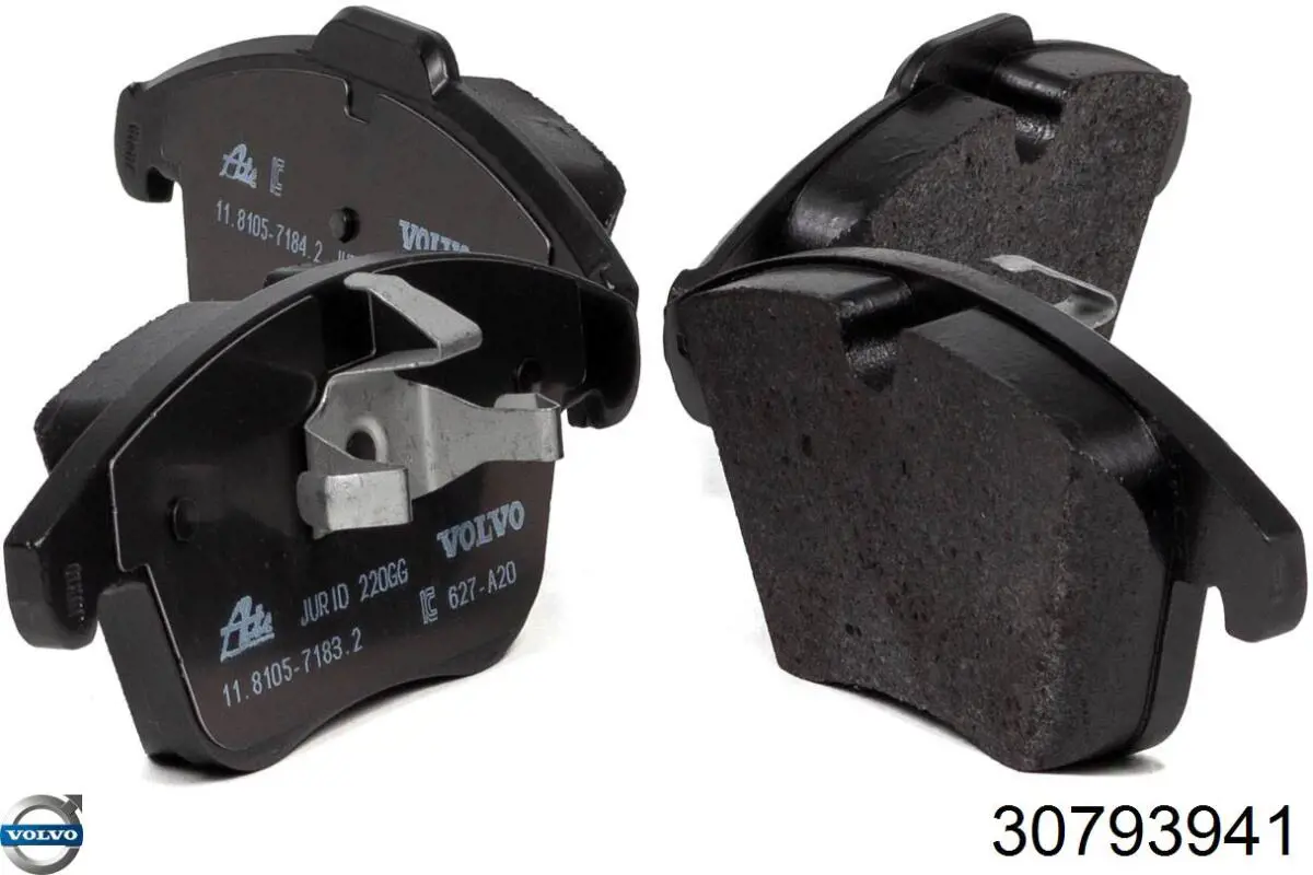 Klocki hamulcowe przednie tarczowe Volvo 30793941 cena, od 27,22 USD