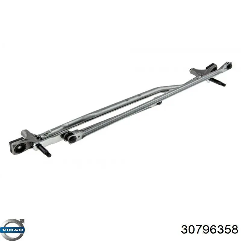 Do koszyka Silniczek wycieraczki szyby przedniej Volvo XC70 II BZ