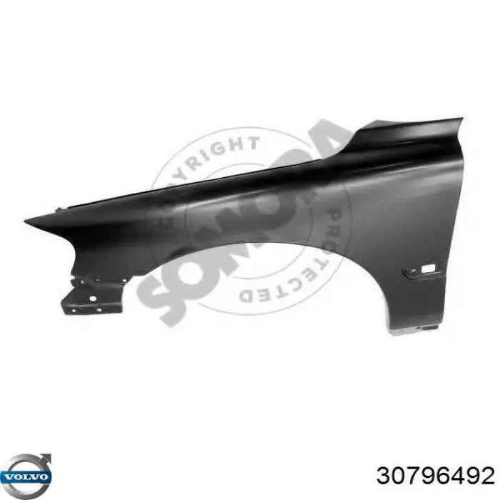 Błotnik przedni lewy Polcar 906001 cena, od 121,46 USD
