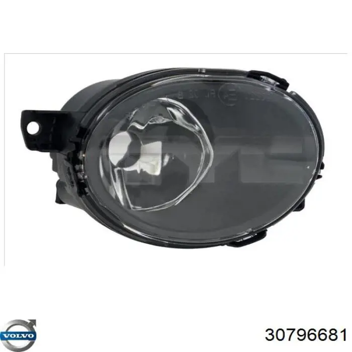 30796681 Volvo Lampa przeciwmgielna prawa