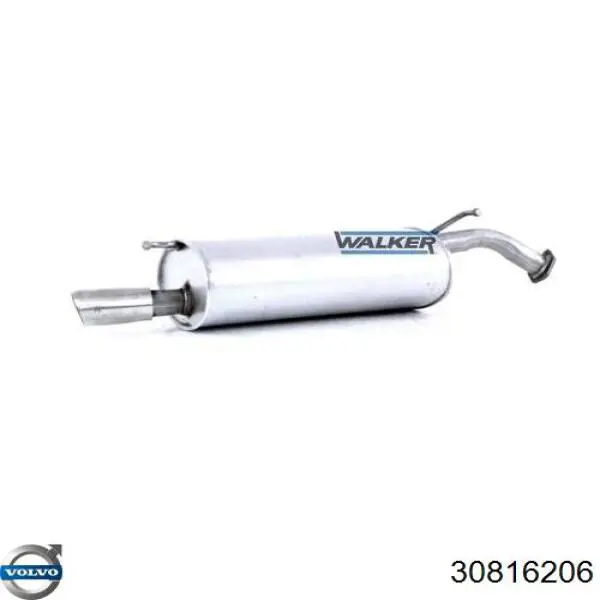 Tłumik, tylna część 30816206 Volvo
