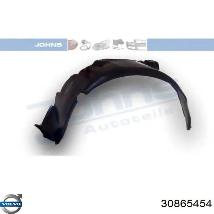 Do koszyka Nadkole błotnika przedniego lewe Volvo V40  VW