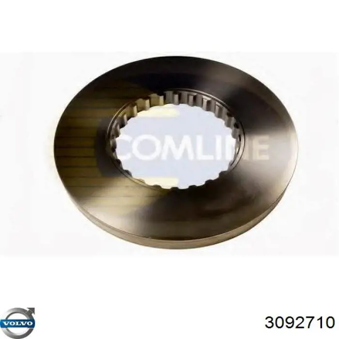 Tarcza hamulcowa przednia 3092710 Volvo