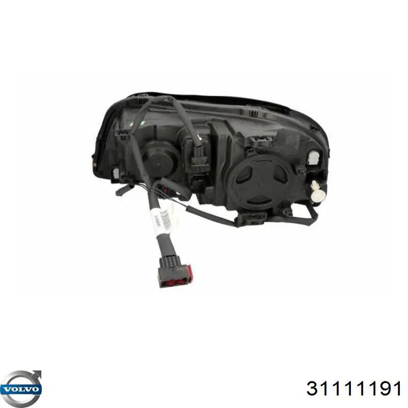Reflektor prawy 31111191 Volvo