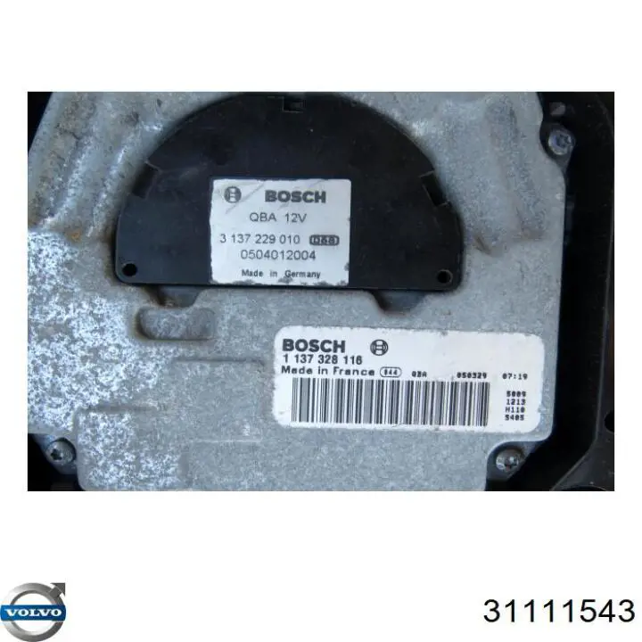 Wentylator elektryczny układu chłodzenia kompletny (silnik+wirnik) Volvo 31111543 cena, od 115,77 USD