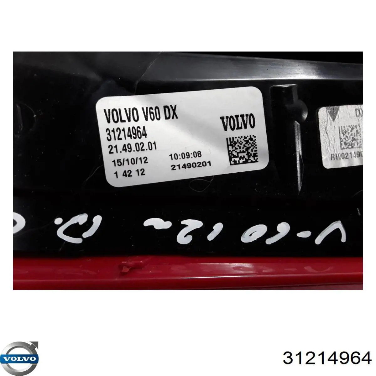 31214964 Volvo Lampa zespolona tylna prawa
