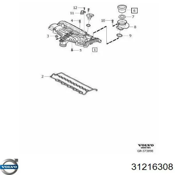 Czujnik ciśnienia w kolektorze ssącym, MAP Volvo 31216308 cena, od 20,78 USD