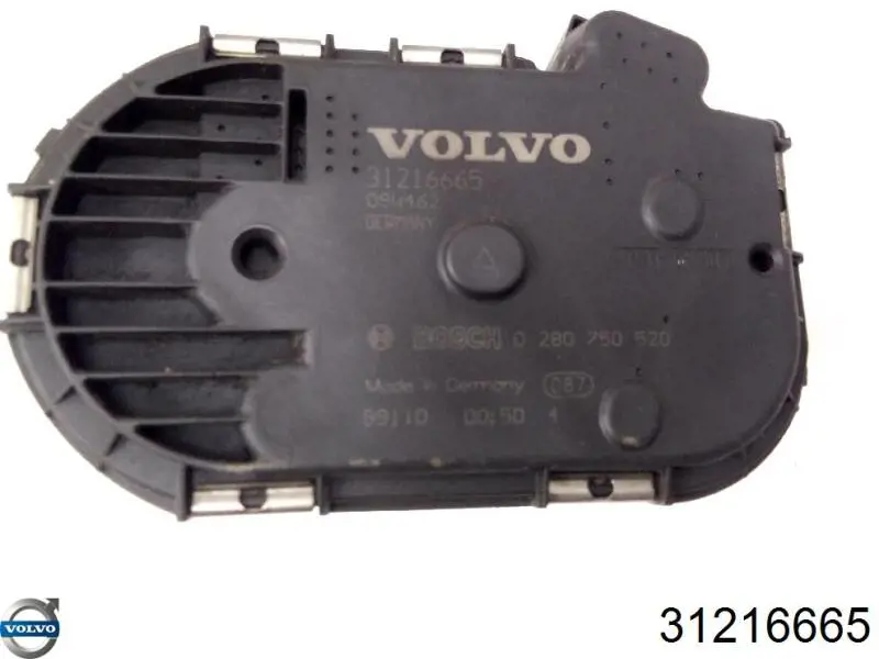 31216665 Volvo Przepustnica, komplet