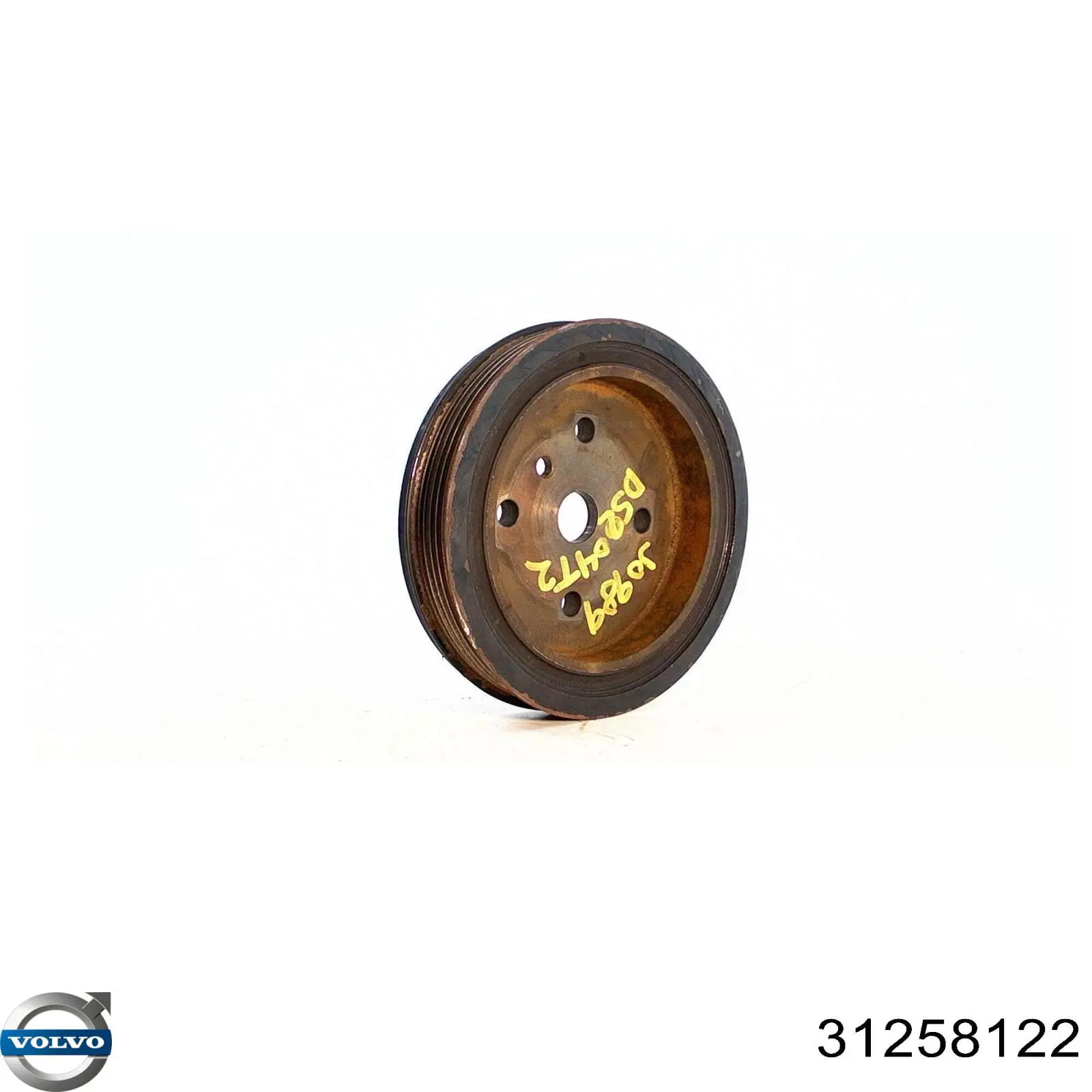 Do koszyka 31258122 Volvo Koło pasowe wału korbowego