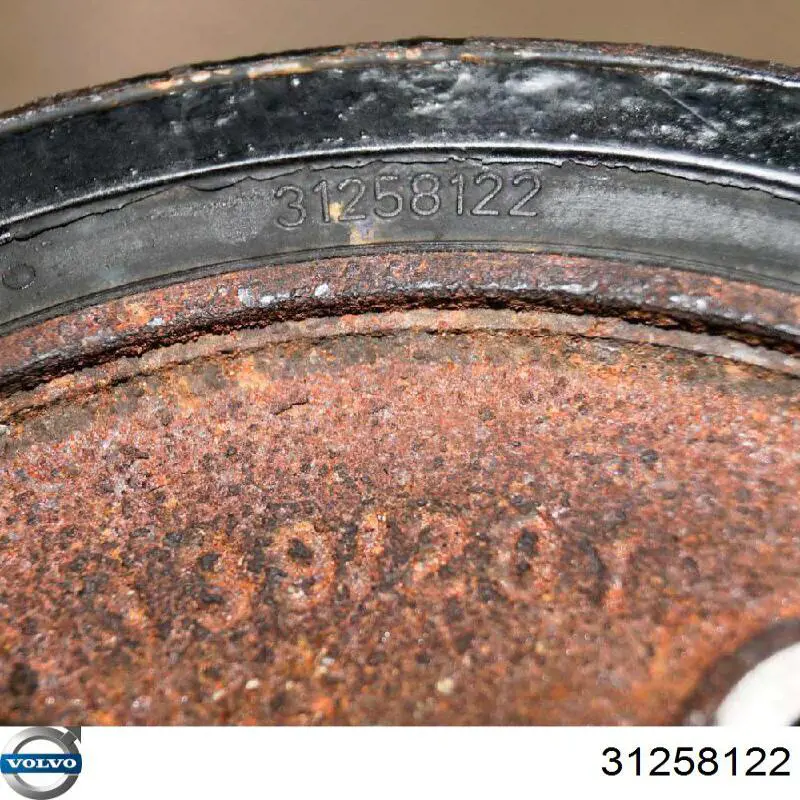 Do koszyka 31258122 Volvo Koło pasowe wału korbowego