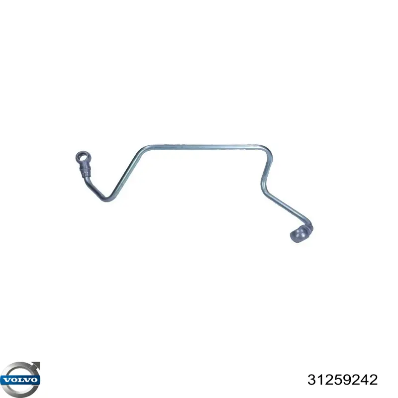 31259242 Volvo Rurka (przewód) dopływu oleju do turbiny