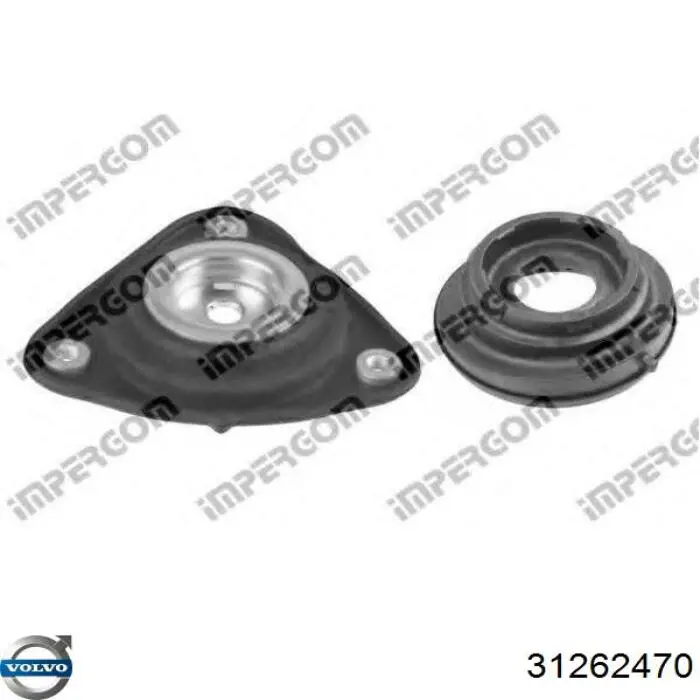 Do koszyka 31262470 Volvo Poduszka amortyzatora przedniego