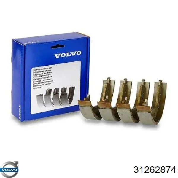 Klocki hamulca ręcznego Volvo 31262874 cena, od 21,96 USD