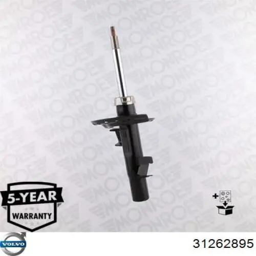 Amortyzator przedni prawy Volvo 31262895 cena, od 59,93 USD